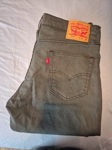Levi Strauss & Co. 511 Gray Jeans 34 W 34 L Straight Leg - Picture 1 of 7