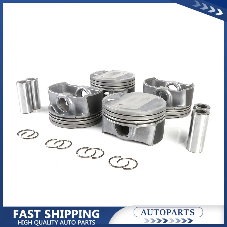 Kit de anillos de pistón y pistón de motor G4NH 23041-2E800 para Hyundai Kona Elantra 2,0 L Foto 1 de 4