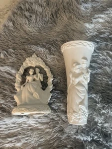 Cinderella Fairytale Wedding Cake Topper and Vase - Picture 1 of 5