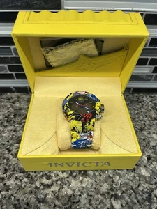 Unique Colorful Invicta Pro Diver Graffiti Hydro-Plated Wristwatch, Model 36774 - Picture 1 of 8