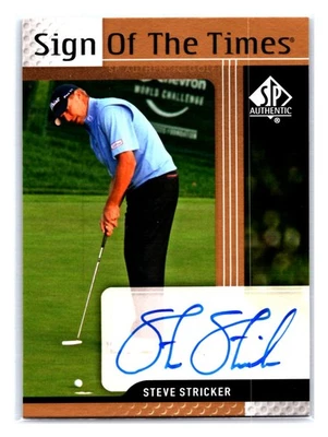 Steve Stricker 2012 SP Authentic Auto Sign of the Times #ST-SS - Image 1 of 2