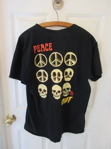 Grim Days Peace Out Black T-Shirt L - Picture 1 of 3