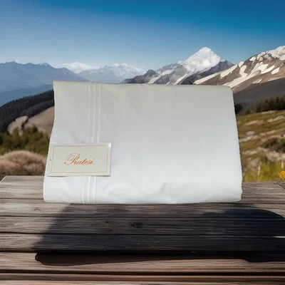 Funda Nórdica Pratesi Original Queen 3 Líneas Piel de Ángel Blanca Hecha en Italia 100%  Foto 1 de 4