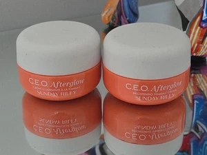Sunday Riley C.E.O. CEO Afterglow Brightening Vitamin C Cream 30g (2 x 15g) NEW - Picture 1 of 6
