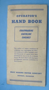 Operator's Hand Book Graymarine Gasoline Engines 1943 - Bild 1 von 4