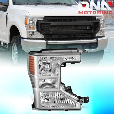 Faro lateral derecho pasajero cromado para Ford F250 F350 Super Duty 2020-2022 Foto 1 de 4