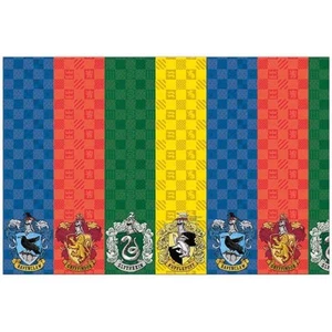 Harry Potter Hogwarts Houses Paper Birthday Party Table Cover (180x120 cm) - Picture 1 of 1