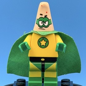 LEGO: Super Hero Patrick (BOB026) From Spongebob Set 3815 (2011) RETIRED! HTF!