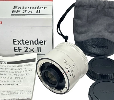 [Top PERFEITO] VÍDEO Canon Extender EF 2x II Lente Teleconversor Do JAPÃO - Imagem 1 de 4