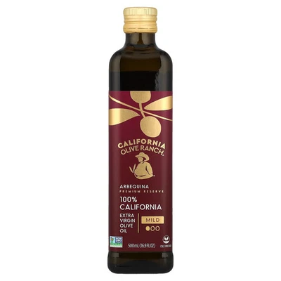 100% California, Aceite de Oliva Virgen Extra, Arbequina, 16,9 fl oz (500 ml) Foto 1 de 2