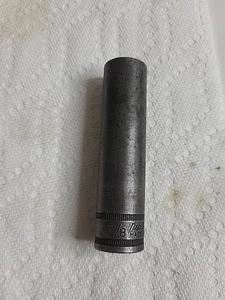 VTG New Britain 12pt Socket 5/8 Deep Well 1/2 Drive Made In USA - Foto 1 di 6