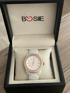 BOSIE 88016 High Tech Ceramic Men’s Watch, 40mm Face, Quartz, Sapphire Crystal - Picture 1 of 11