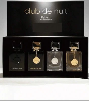 Armaf Club De Nuit Juego Variedad de 4 Piezas 1.0 OZ Cada uno | Réplica de Regalo para Hombres Foto 1 de 4