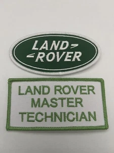 LAND ROVER MASTER TECHNICIAN SEW/IRON ON PATCH EMBROIDERED RANGE ROVER UNIFORM - Picture 1 of 1