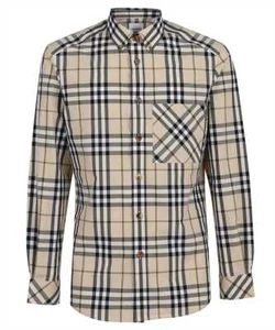 Shirt BURBERRY  Man Sz. M 8042838  BEIGE - Picture 1 of 3