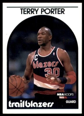 1989 NBA Hoops #105 Terry Porter - Image 1 of 4
