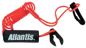 ATLANTIS WRIST & VEST LANYARD TETHER SWITCH KAWASAKI POLARIS TIGER WETJET RED - Picture 1 of 2