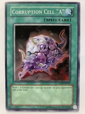Yu-Gi-Oh! TCG Corruption Cell 'A' Cyberdark Impact CDIP-EN037 Unlimited Common - Image 1 of 2