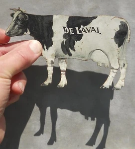 1910s? DE COLECCIÓN PUBLICIDAD DIECUT GRANJA DE VACAS De Laval separadores de crema letrero de lata - Imagen 1 de 2