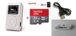 32GB Mini Mp3 Player LCD Display+32GB Karte von + Zubehörpaket komplett! - Bild 1 von 7