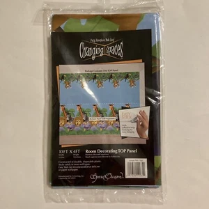 Jungle Pals Room Decorating TOP Panel Party Wall Covering Monkeys Birds Snakes - Picture 1 of 6