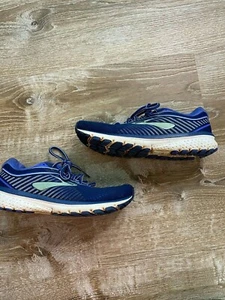 Brooks Womens Ghost 12 1203051D413 Blue Running Shoes Lace Up Size 9.5 - Picture 1 of 5