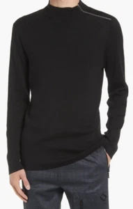 Suéter Karl Lagerfeld Paris Hombro Cremallera Hombro Mezcla Algodón en Negro Para Hombre - Imagen 1 de 3