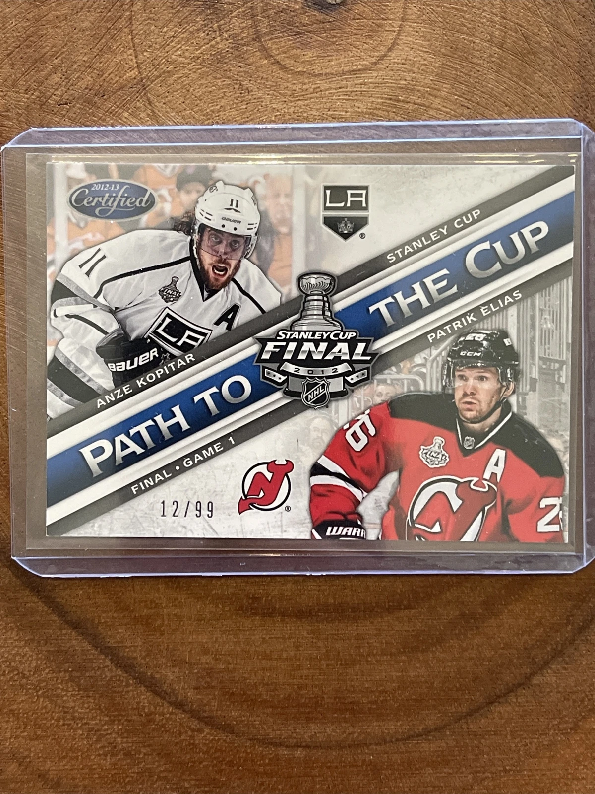 2012-13 Panini Certified Anze Kopitar/Patrik Elias Path To The Cup Insert /99