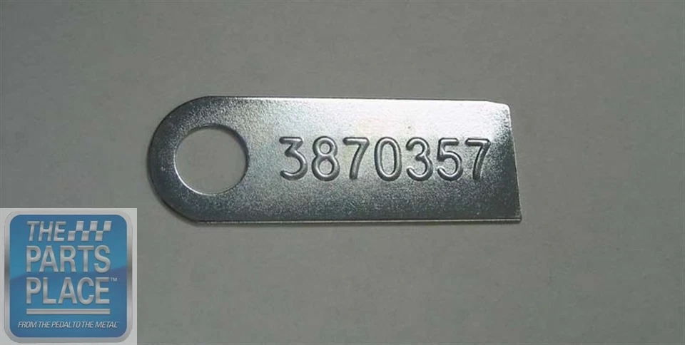 Chevrolet Chevelle M-20 Muncie 1966-67 etiqueta de transmisión - 3870357 Foto 1 de 1