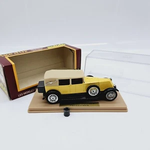 Solido Renault 40CV 1159 Yellow Diecast Model Car in Original Box - Picture 1 of 6