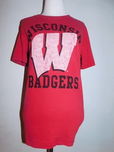 Wisconsin Badgers Women X-Small, es Apparel V-Neck - Picture 1 of 1