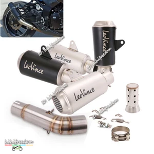Silenciador silenciador de tubo de escape medio deslizante para Suzuki GSX-S 750 GSR750BK750 - Imagen 1 de 12