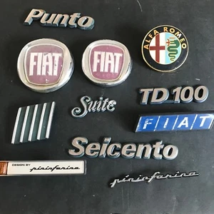 Various FIAT & Alfa Romeo badges to be priced and listed individually Read Below - Picture 1 of 1