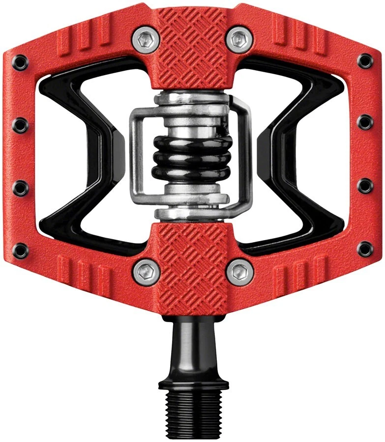 Pedales sin clip Crank Brothers Double Shot 3 de un solo lado 9/16" aluminio rojo/negro Foto 1 de 1
