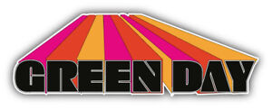 Green Day Car Bumper Sticker Decal  - 3'', 5'', 6'' or 8''