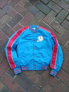 Houston Oilers Vintage 70s, 80s Stahl Urban Jacket Coat YOUTH Sz 16 - Picture 1 of 3