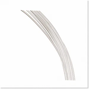 5ft Authentic Sterling Silver Jewelry Wire | Dead Soft Round Beading Wire | 0.5m - Picture 1 of 7