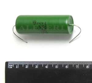4pcs K42Y-2 Condensatore PIO 0.22uF .22uF 1000V Amplificatore Audio URSS NOS - Foto 1 di 3