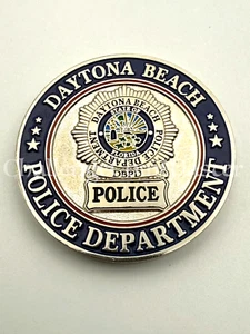 F64 Daytona Beach Police Department Florida State Challenge Coin - Picture 1 of 2