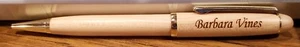 Pluma de arce personalizada grabada con láser regalo tinta negra - Imagen 1 de 1