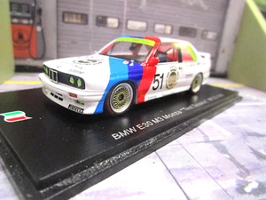 BMW M3 E30 DTM WTCC Test 1989 Monza #51 Lauda Pirro Ratzenber + Figur Spark 1:43 - Bild 1 von 7