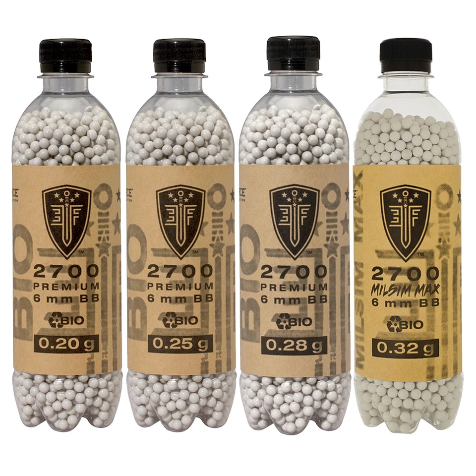 ELITE FORCE 6mm Biodegradable Airsoft Bio BB 2700ct. Bottle