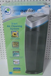 Germguardian AC4825E 3-in-1 Air Cleaning System HEPA filter UV-C light 3 speeds - Picture 1 of 5