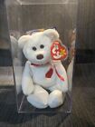 Valentino bear beanie baby TY with errors RARE brown nose,MINT Condition/Case