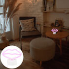 Pink Lip Night Lights LED Neon Sign for Bedroom & Living Room Decor
