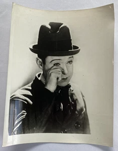 Vintage Harry Langdon 1961 Nervenkitzel & Lachen Pressefoto 8 x 10 - Bild 1 von 2