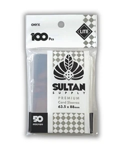 Accessoires Tcg – Sultan Sleeve Onyx (x100) – 50 Microns - Picture 1 of 2