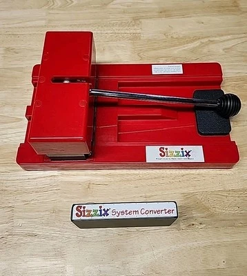 Sizzix Original Red personal die cutter press machine With System Converter - Image 1 of 4