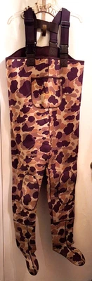 Cabelas Neoprene Stockingfoot Chest Wader Size L Camo - Image 1 of 4