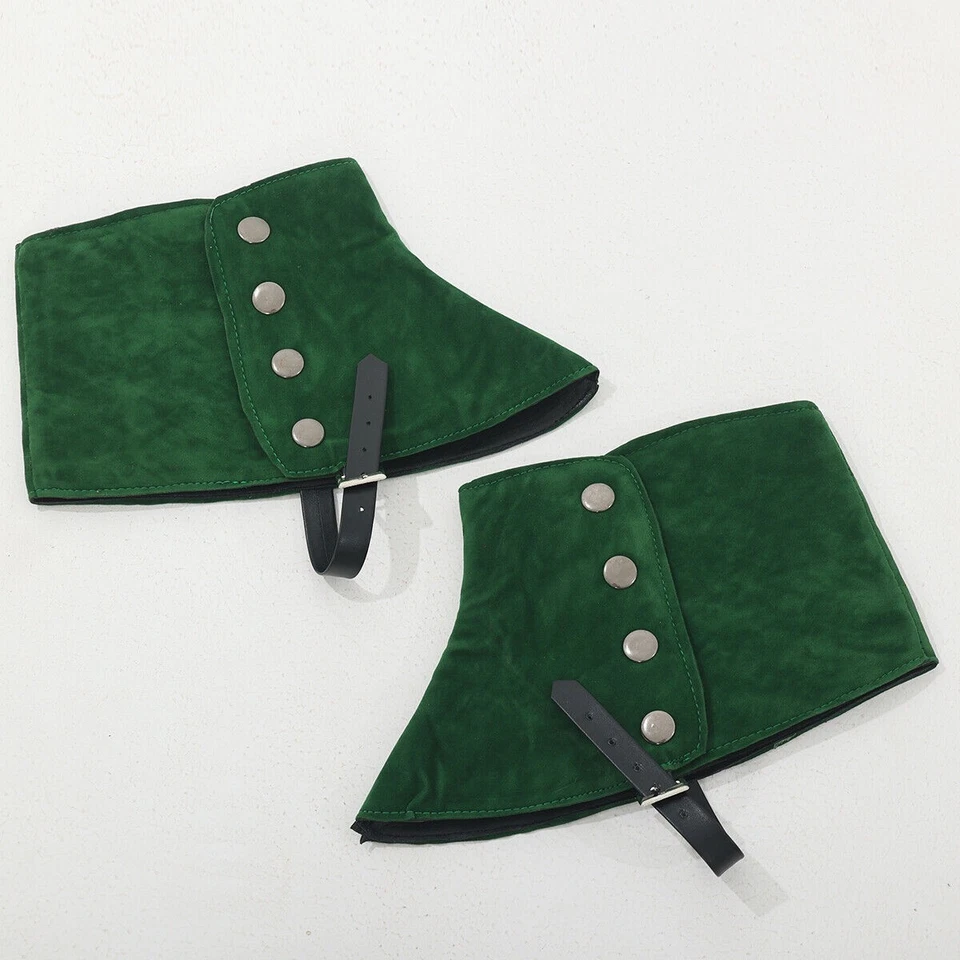 Histórico Gangster Spats Fundas para Zapatos Años 20 Accesorios Fundas para Zapatos para Fiesta Foto 1 de 4